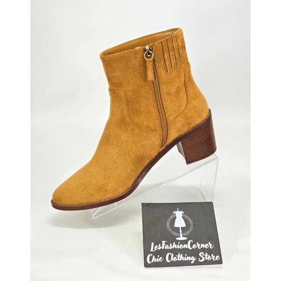 NWOB J Crew Women’s Golden Brandy Suede 2” Block Heel Booties Size 9 1837 - Picture 16 of 16